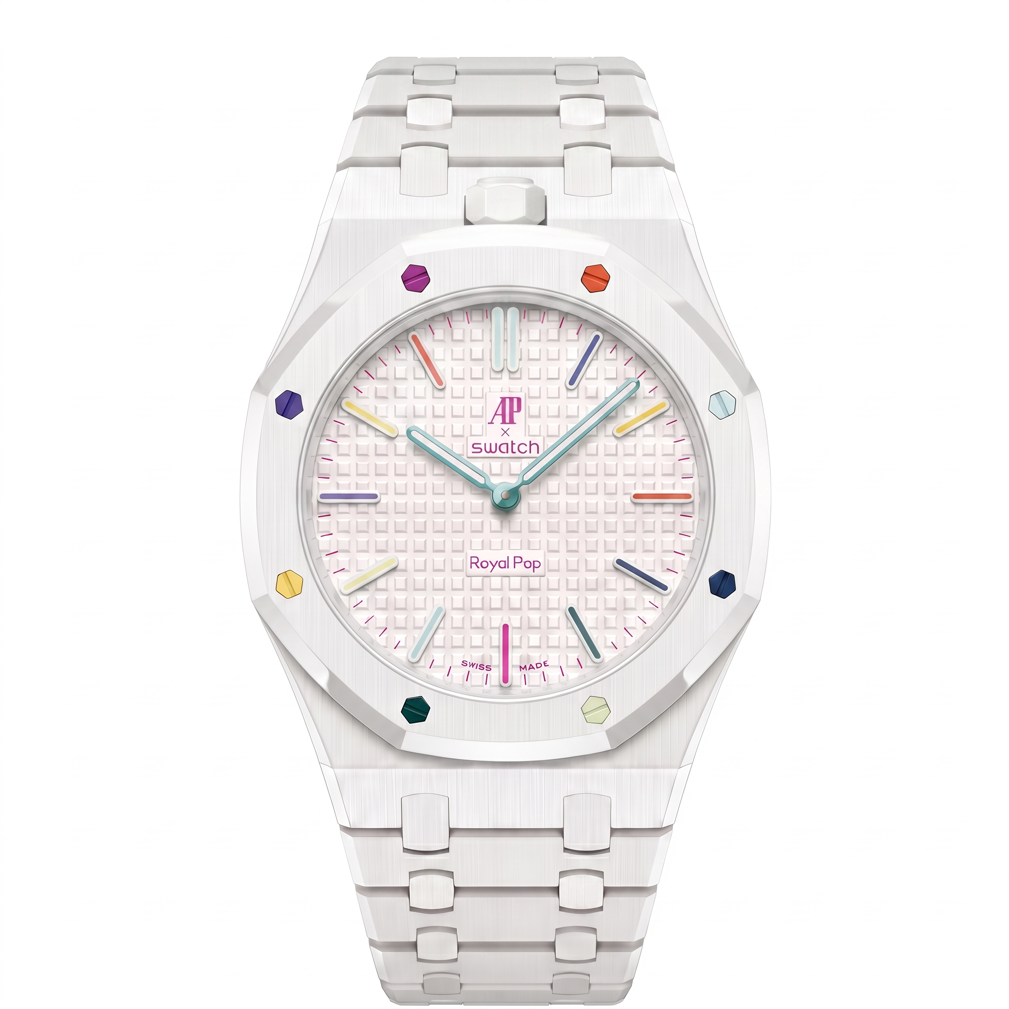 Watch Strap for Swatch x AP Royal Pop - HUIT BLANC