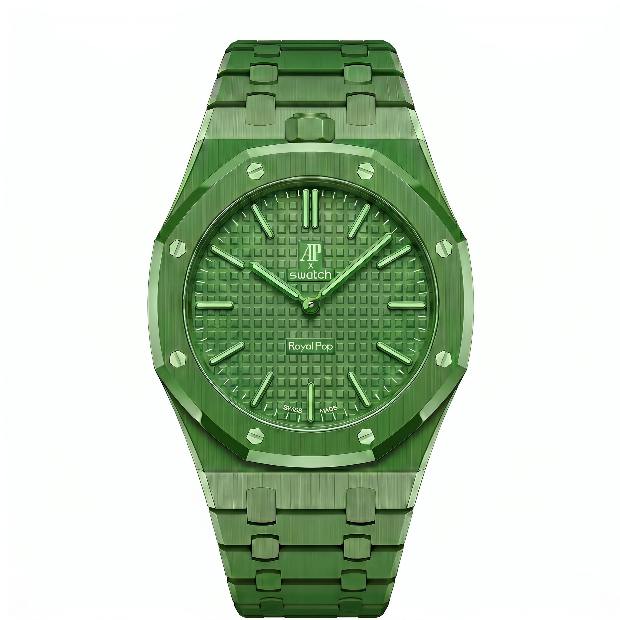 Watch Strap for Swatch x AP Royal Pop - GREEN EIGHT