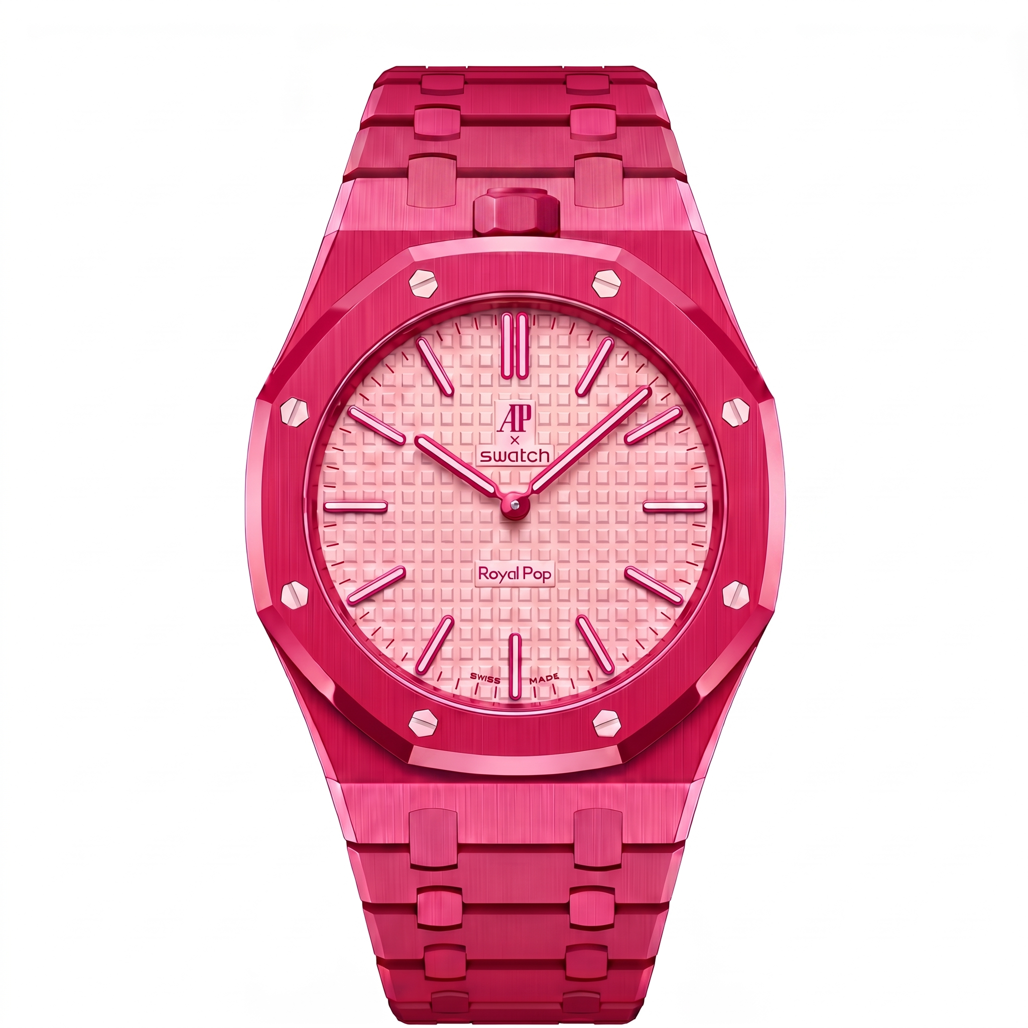 Watch Strap for Swatch x AP Royal Pop - OTTO ROSSO
